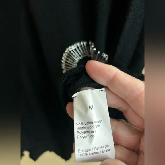 Sonia Rykiel safety pin heart sweater - Picture 7 of 10